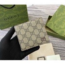 Gucci leather interior bi-fold wallet GUW768243-wine