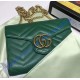 Gucci GG Marmont Green matelasse mini bag