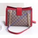 Gucci Padlock small GG shoulder bag Red