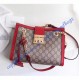 Gucci Padlock small GG shoulder bag Red