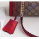 Gucci Padlock small GG shoulder bag Red