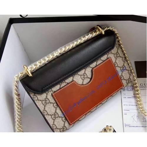 Gucci Small Padlock GG Supreme Shoulder Bag GU409487CA-black – LuxTime ...