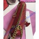 Gucci Small GG Marmont Matelasse Shoulder Bag Red