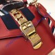 Gucci Sylvie Red Leather Mini Bag