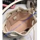 Gucci GG Marmont Quilted Leather Bucket Bag White