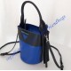 Prada Ouverture nylon bucket bag Blue Black