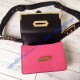 Prada Cahier Bag Rose and Black