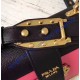 Prada Cahier Bag Rose and Black