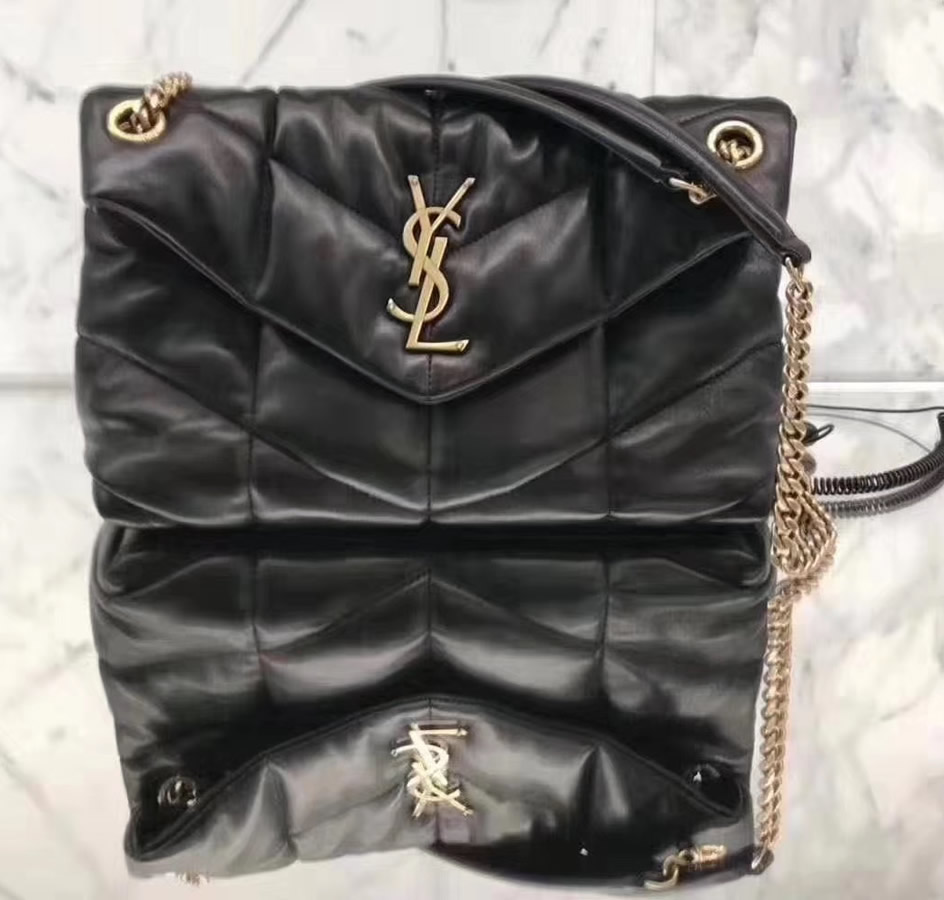 Saint Laurent LOULOU PUFFER Small bag in quilted lambskin YSL577476A