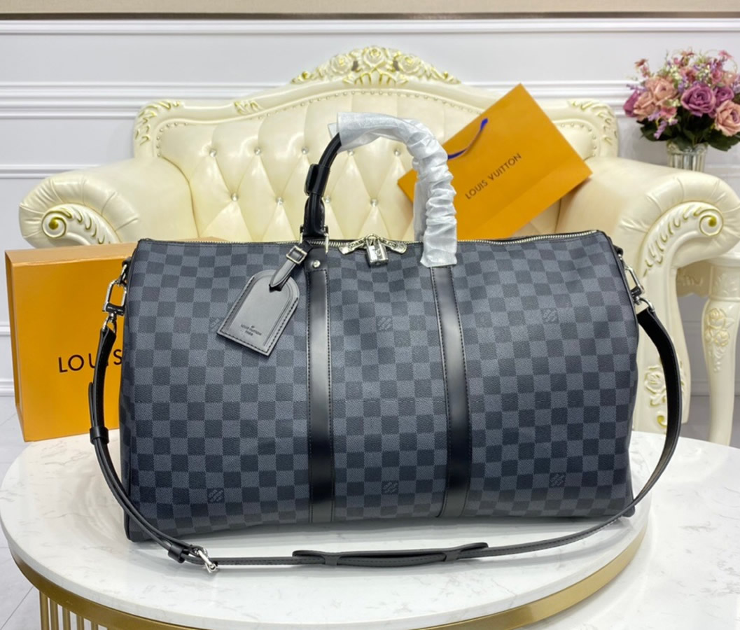 keepall 50 damier graphite