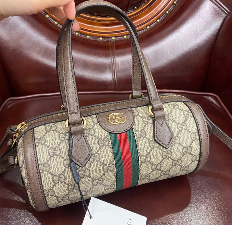 Gucci Ophidia GG Small Boston Bag GU602577-brown – LuxTime DFO Handbags