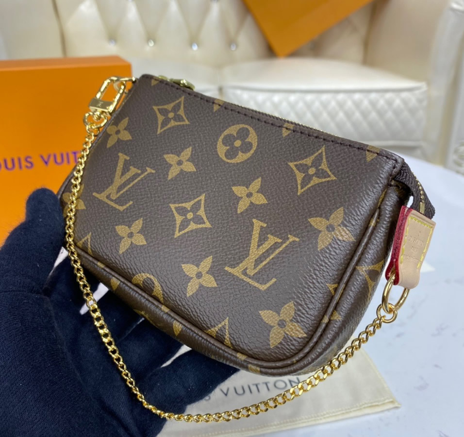 Louis Vuitton Monogram Canvas Mini Pochette Accessoires M58009 ...