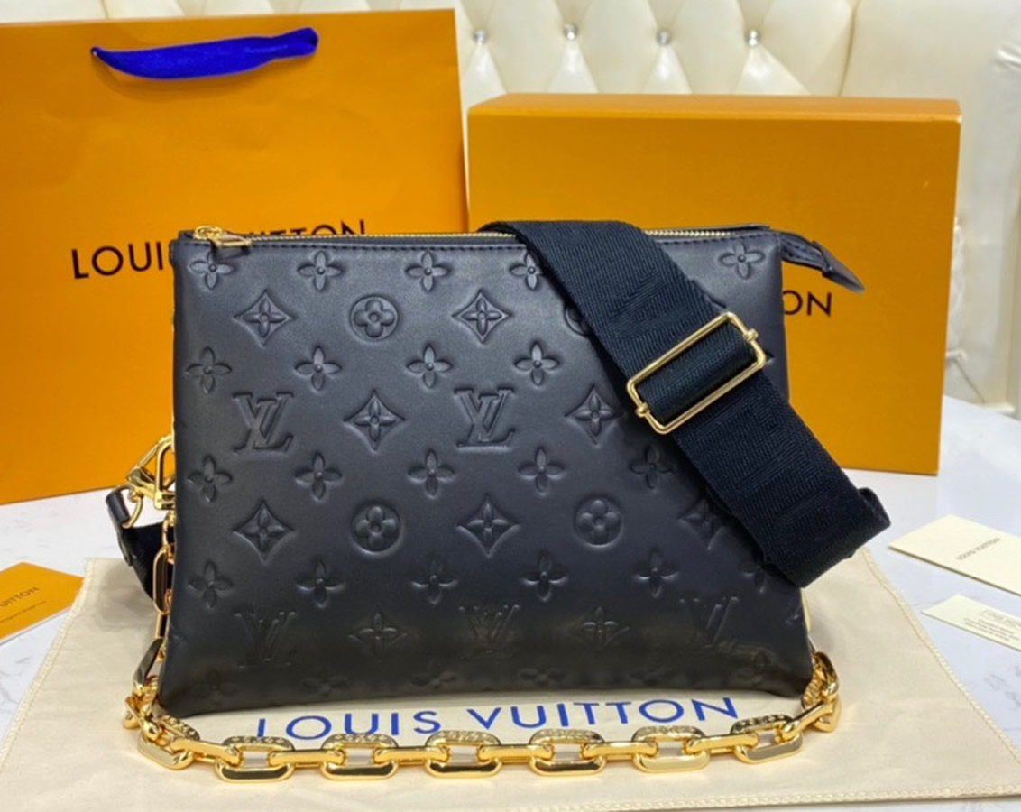 Louis Vuitton Monogram-embossed Lambskin Coussin PM M57790 – LuxTime ...