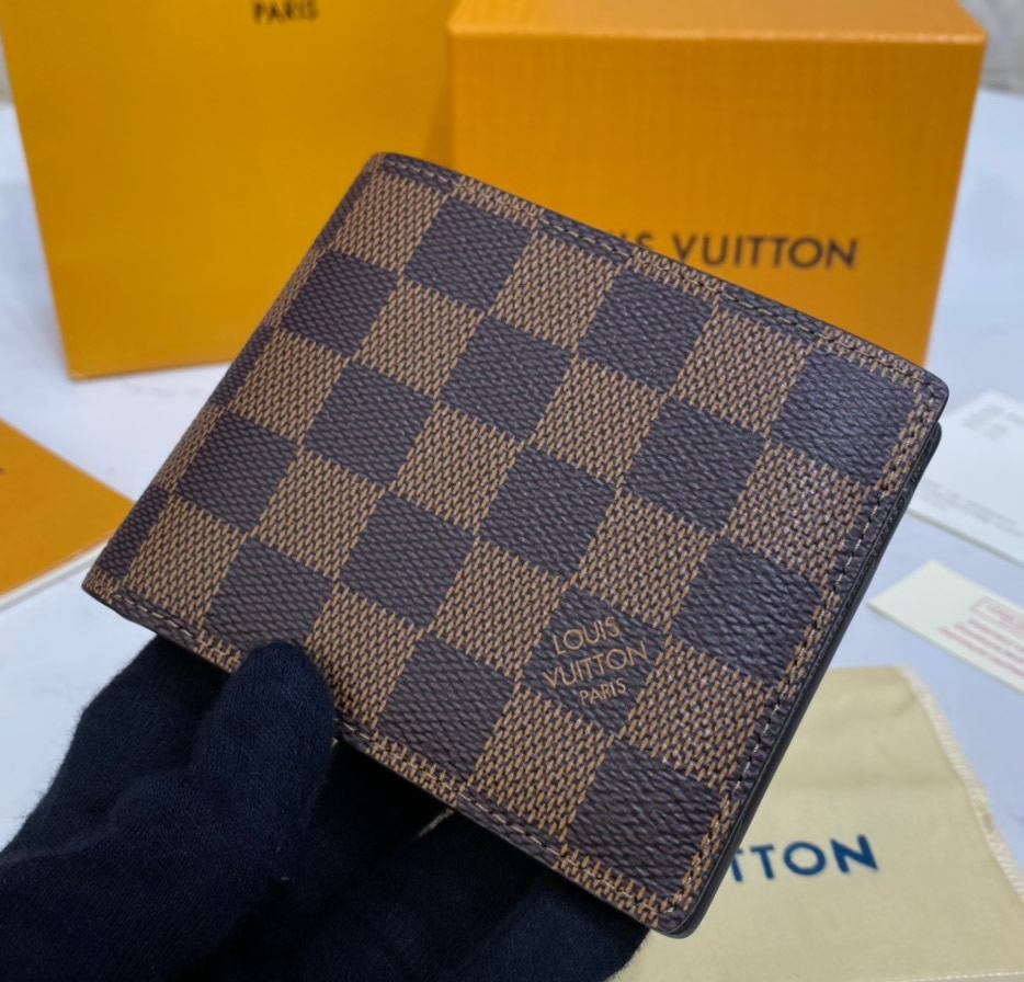Louis Vuitton Damier Ebene Multiple Wallet N60895-brown – LuxTime DFO ...