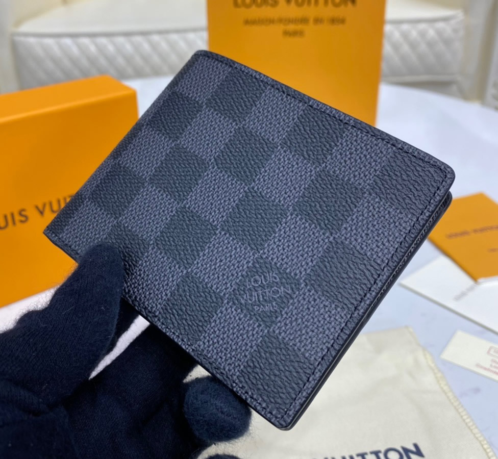 Louis Vuitton Damier Graphite Slender Wallet N61208-black – LuxTime DFO ...