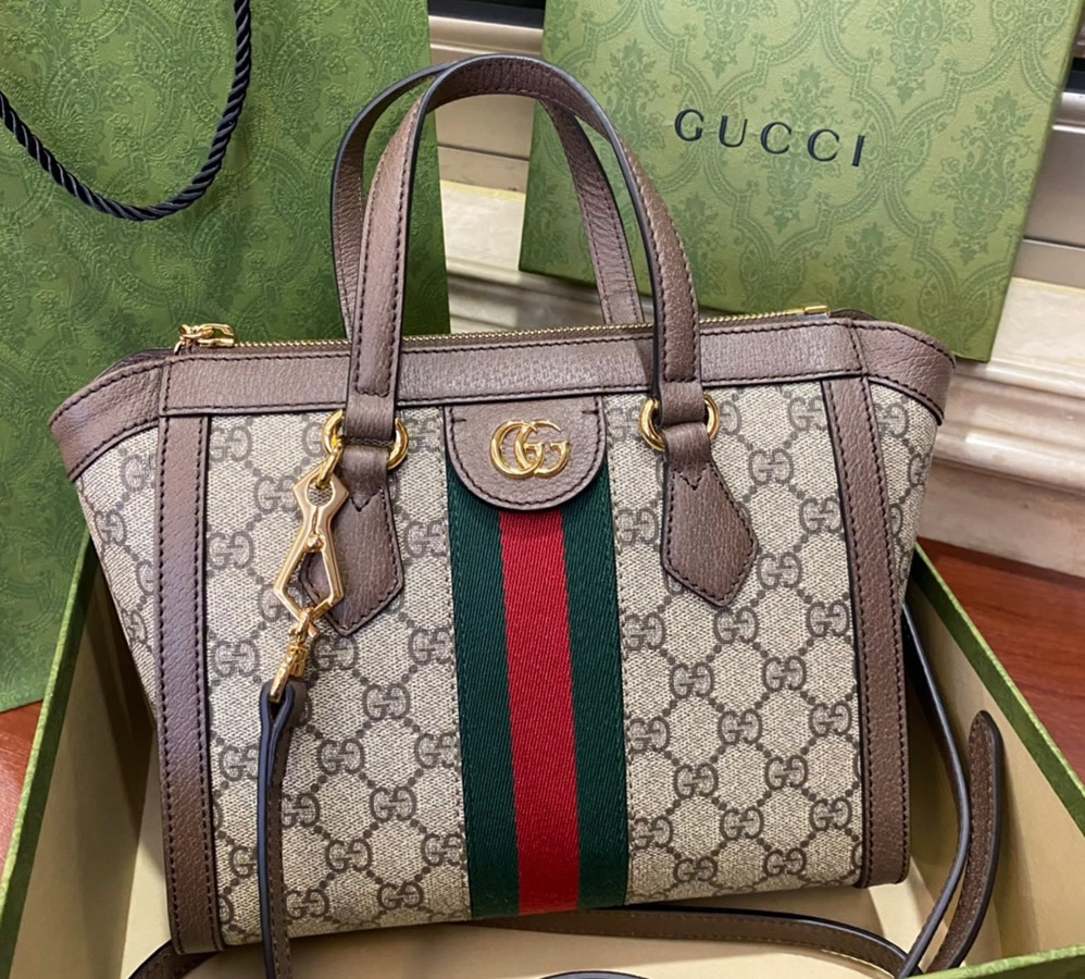 Gucci Ophidia small GG tote bag GU547551CA-brown – LuxTime DFO Handbags