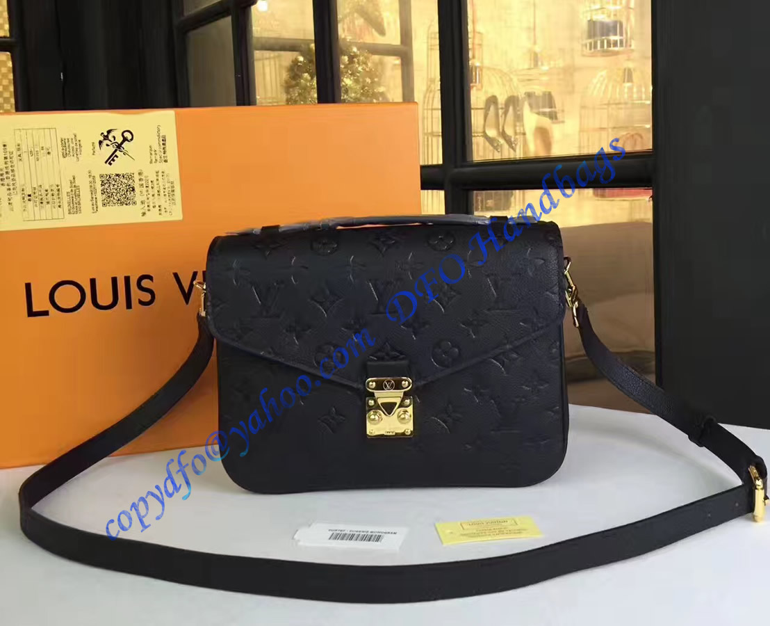 Louis Vuitton Monogram Empreinte Pochette Metis Black M41487 – LuxTime ...